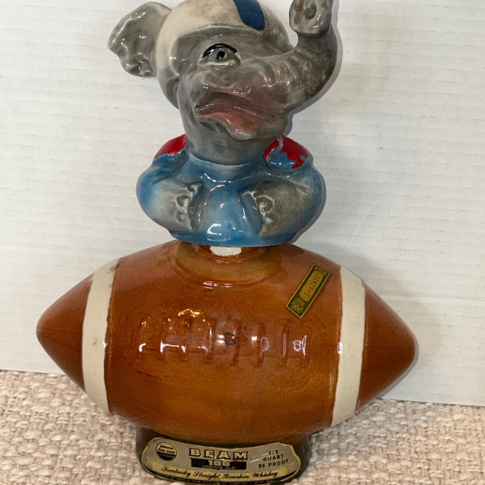 Vintage Jim Beam Whiskey Decanter Elephant